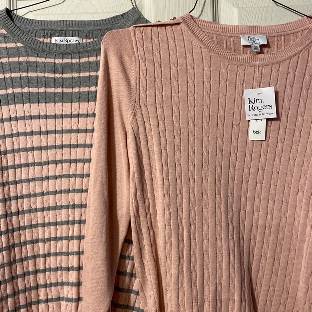 Two Kim Rogers Sweaters! Never Worn! NWT!